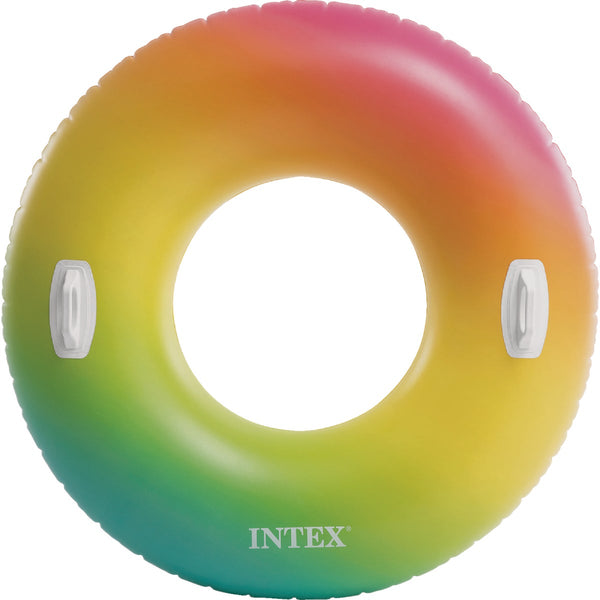 Intex 48 In. Rainbow Ombre Pool Tube Float