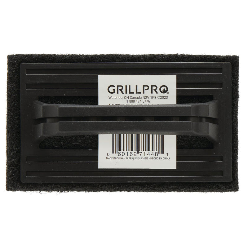 GrillPro 3 In. W. x 6 In. L. Abrasive Nylon Grill Scrubber Brush