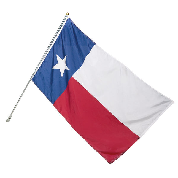 Valley Forge 3 Ft. x 5 Ft. Polyester Texas State Flag & 6 Ft. Pole Kit
