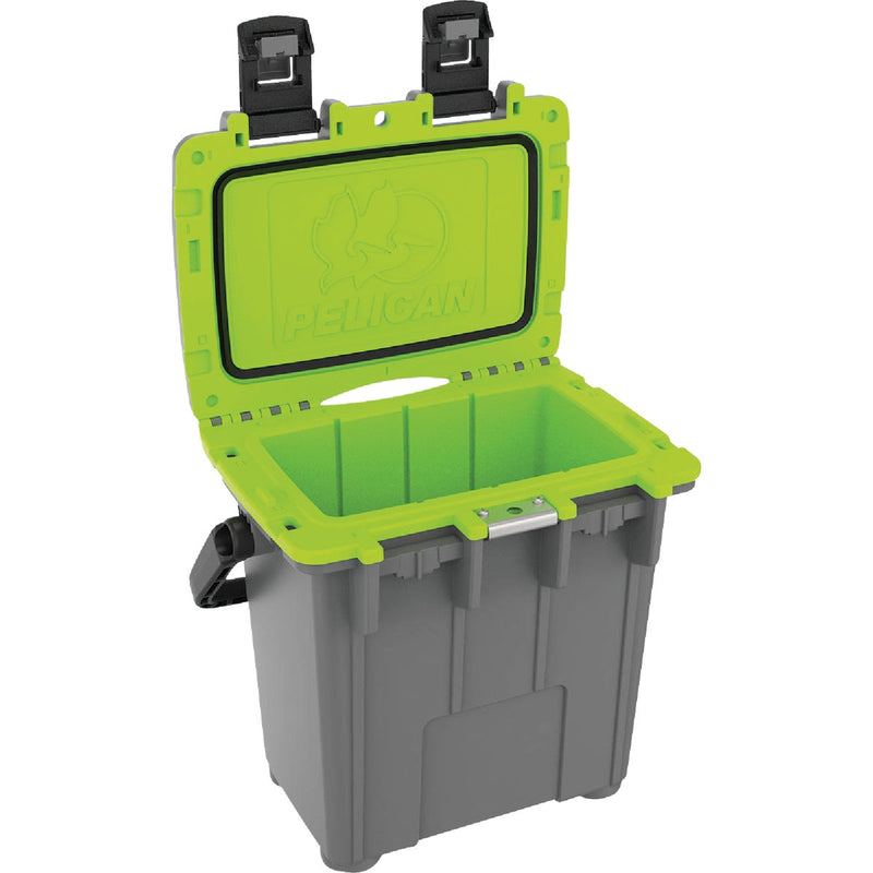 Pelican Elite 20 Qt. Cooler, Dark Gray & Green