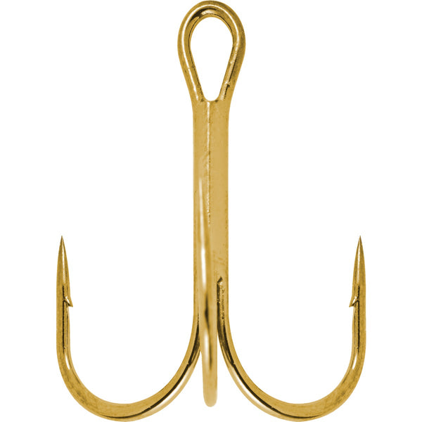 SouthBend Size 14 Gold Treble Fishing Hooks (25-Pack)