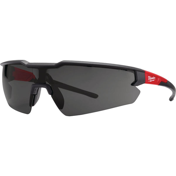 Milwaukee Red & Black Frame Safety Glasses with Tinted Anti-Scratch Lenses (3-Pack)