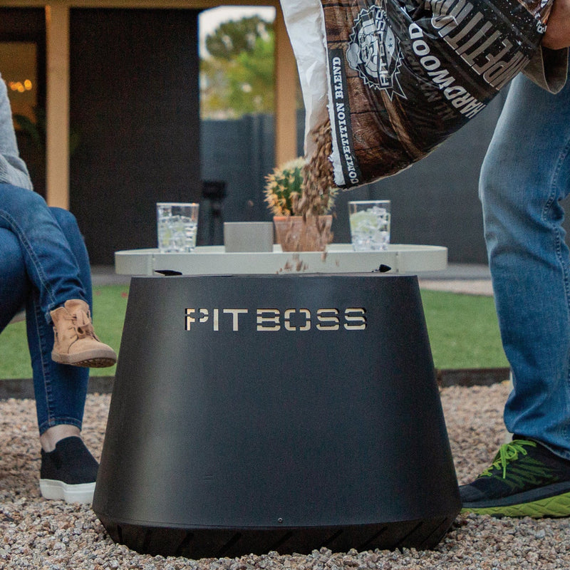 Pit Boss 21 In. Black Round Smokeless Fire Pit