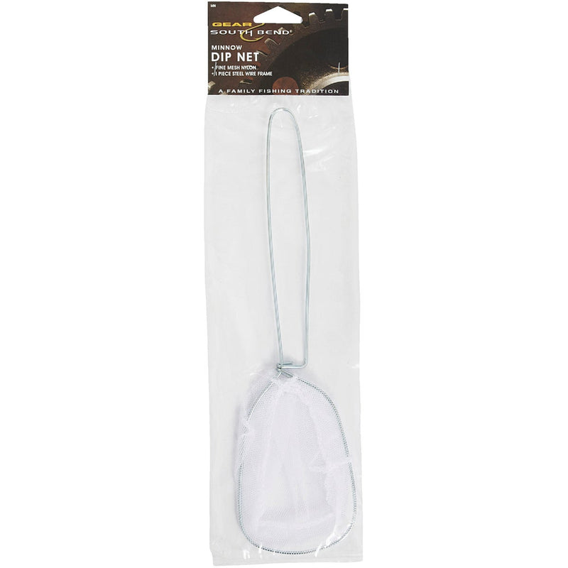 SouthBend 3-1/4 In. W. x 4-3/4 In. L. x 3-1/2 In. D. Nylon Minnow Dip Fishing Net with Wire Frame