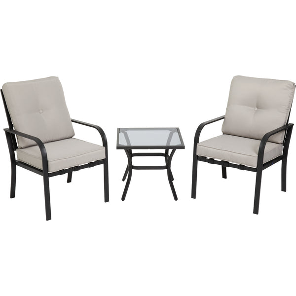 Outdoor Expressions 3-Piece Cushioned Chat Set
