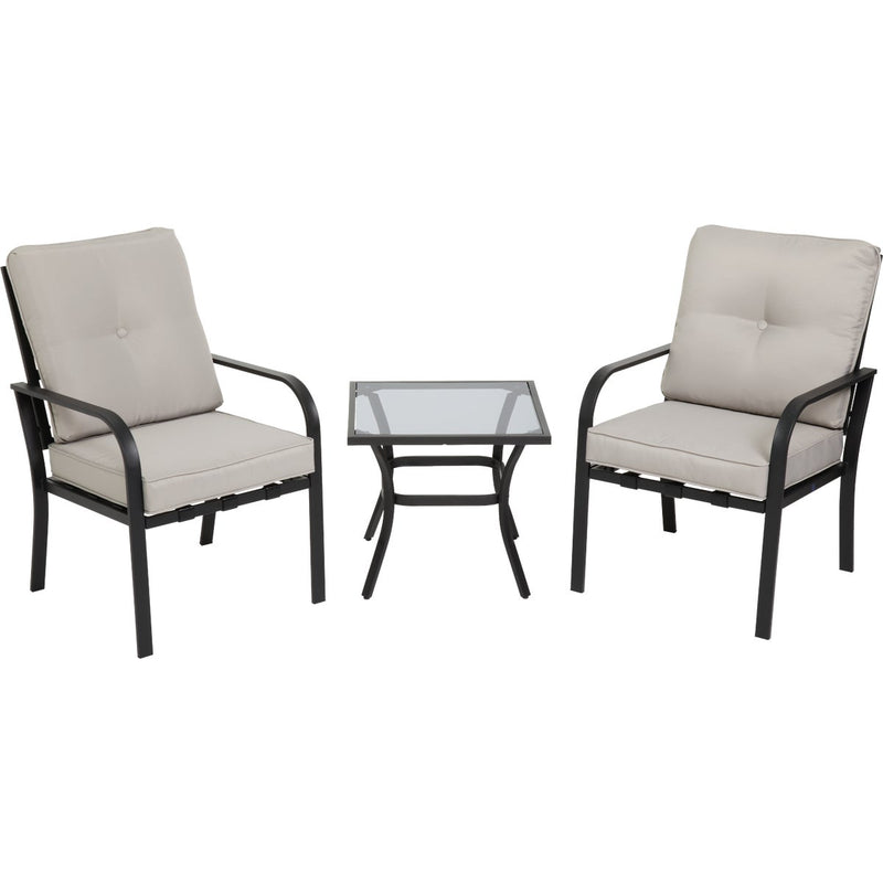 Outdoor Expressions 3-Piece Cushioned Chat Set