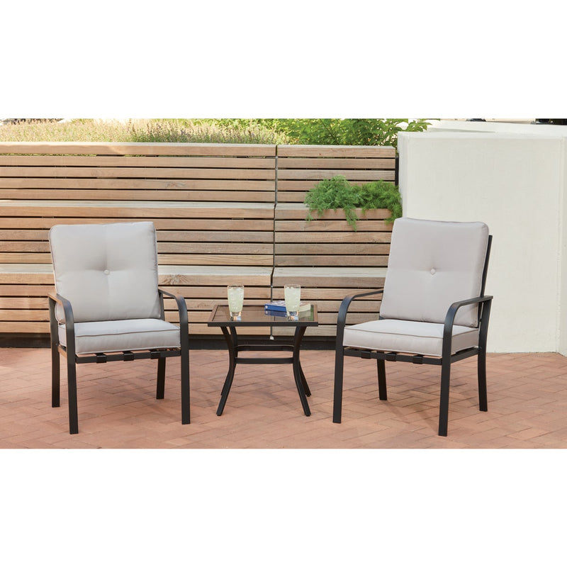 Outdoor Expressions 3-Piece Cushioned Chat Set