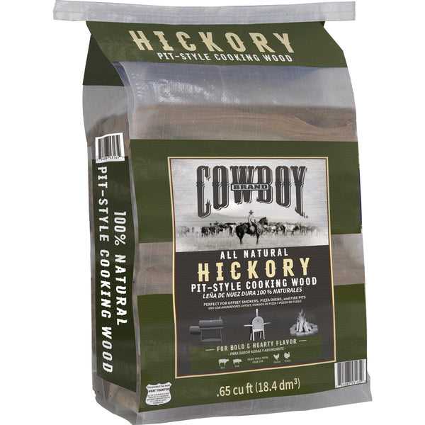 Cowboy 0.65 Cu. Ft. Hickory Pit-Style Cooking Wood