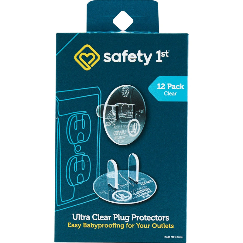 Safety 1st Ultra Clear Outlet Plugs (12-Pack)