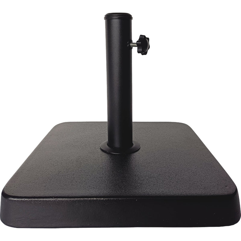 Outdoor Expressions 13.5 In. Square Black Concrete Umbrella Base