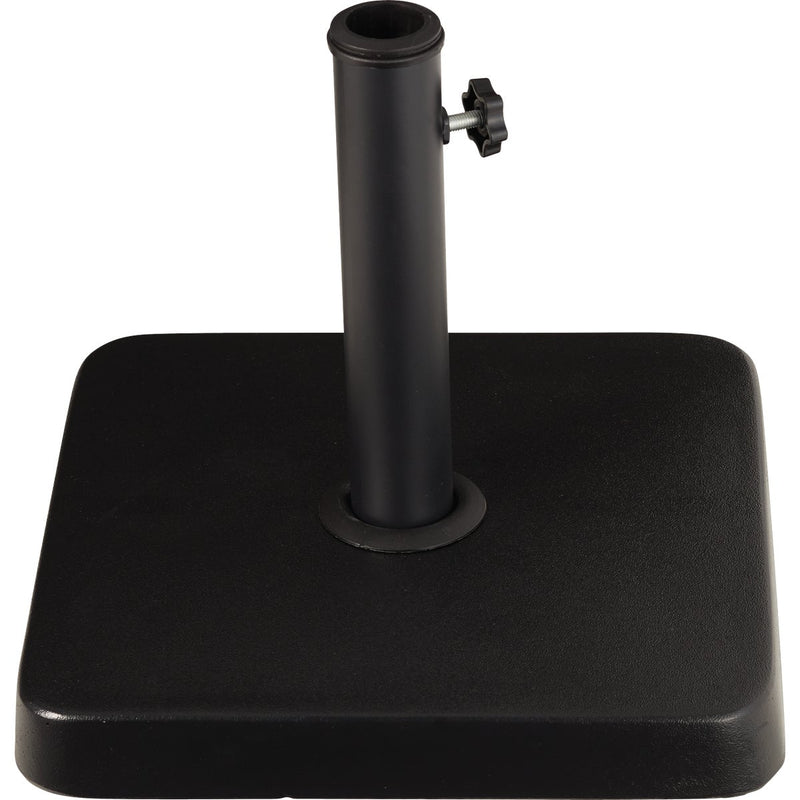 Outdoor Expressions 13.5 In. Square Black Concrete Umbrella Base