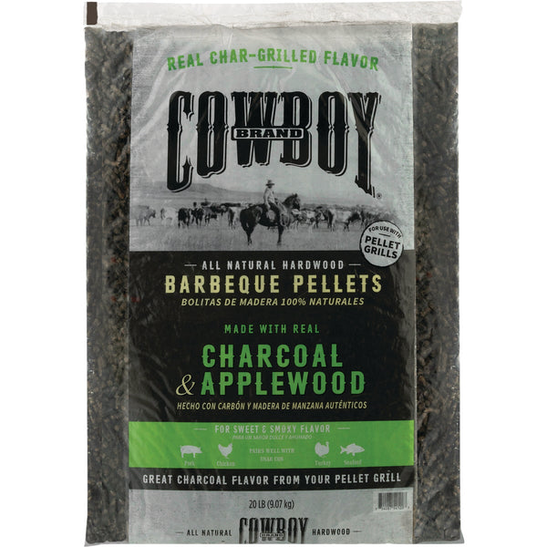 Cowboy Charcoal & Apple Barbeque Pellets, 20 Lb.