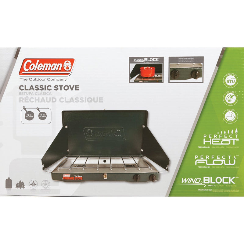 Coleman PerfectFlow 2-Burner Propane Camp Stove