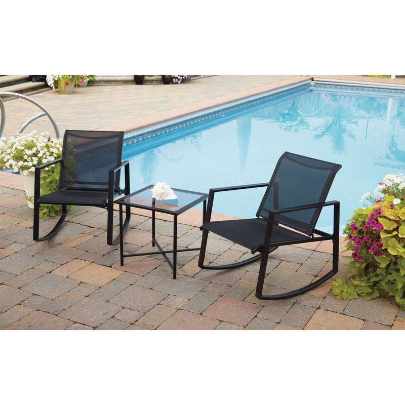 Outdoor Expressions Huntington Sling Chat Set (3-Piece)