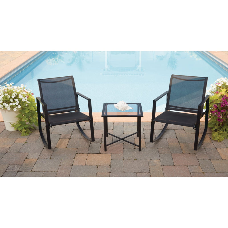 Outdoor Expressions Huntington Sling Chat Set (3-Piece)