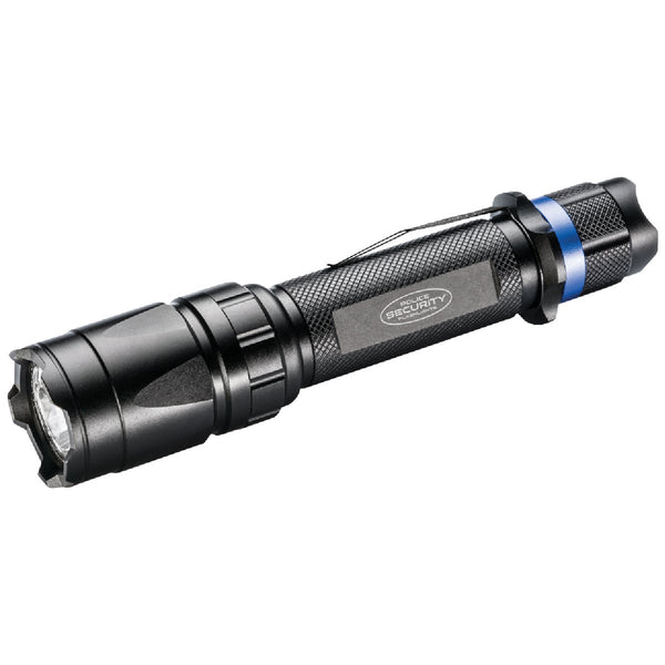 Police Security Trac-Tact 2AA 350 Lm. Tactical LED Flashlight with UV & Red LED Modes