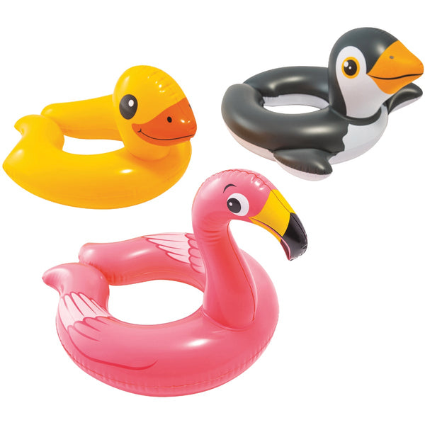 Intex Assorted Animal Split Ring 26 In. X 22 In. Pool Float