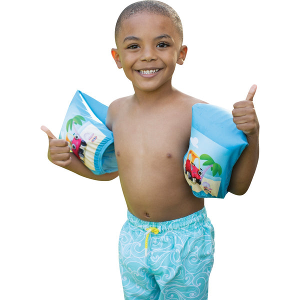 PoolCandy Little Tikes Beach Blue Fabric Arm Floaties