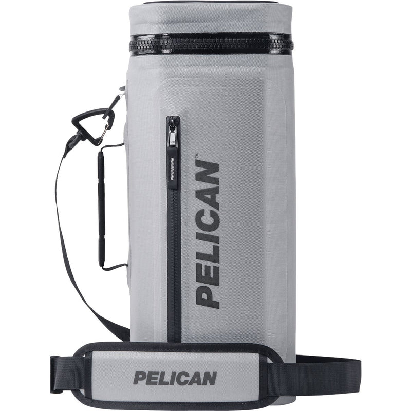 PELICAN Dayventure 12-Can Sling Soft-Side Cooler, Light Gray