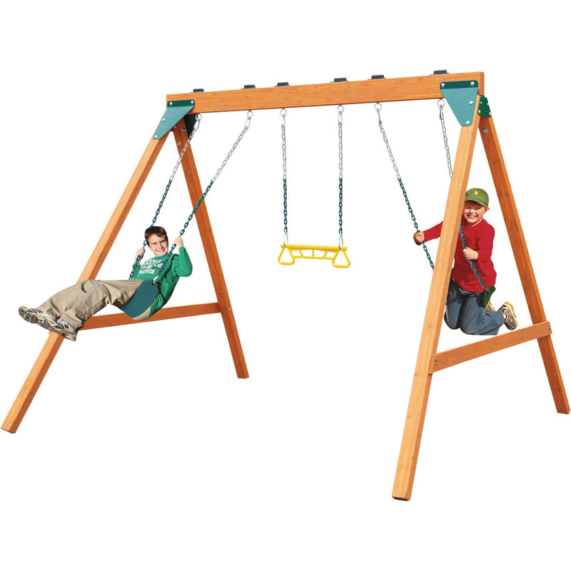 Swing N Slide Ranger Cedar Wood Complete Swing Set Kit