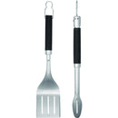 Weber Precision Non-Slip Grip Stainless Steel 2-Piece Grill Tongs & Spatula Set