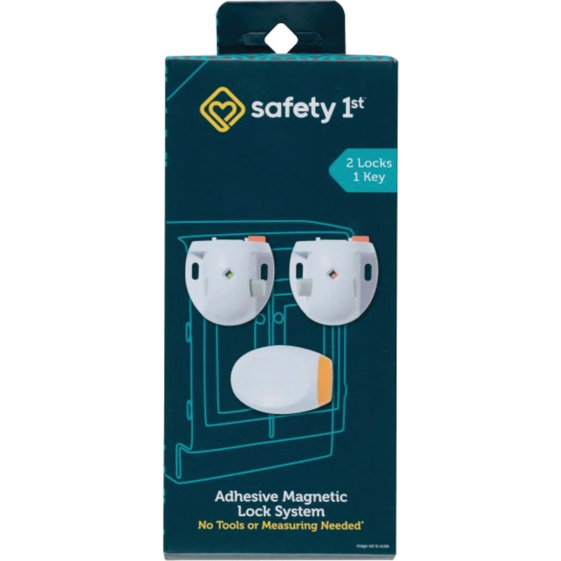 Safety 1st Adhesive Magnetic Lock System (2-Lock Set)