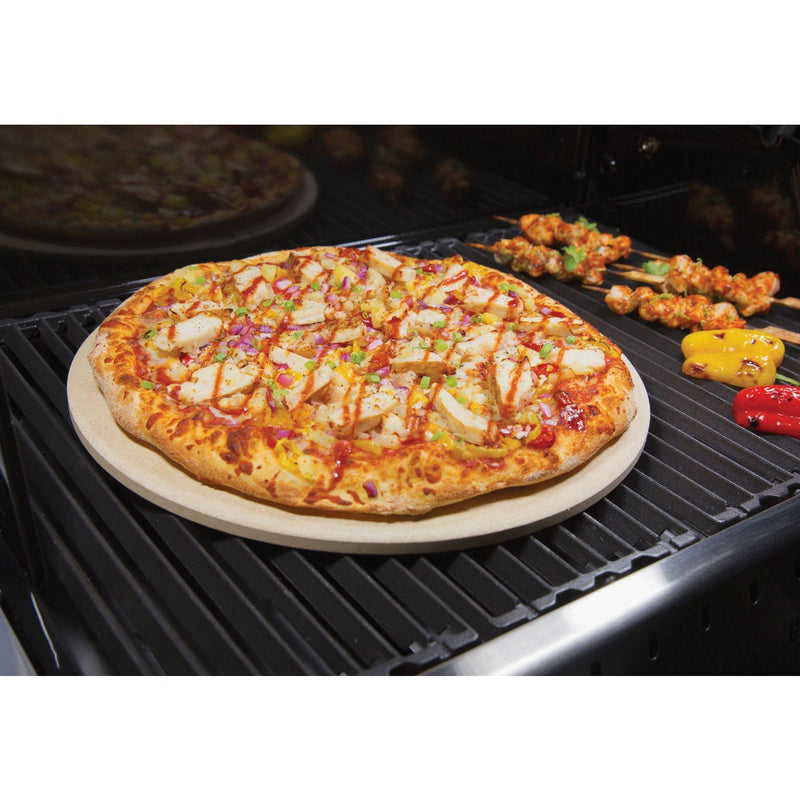 GrillPro 13 In. Ceramic Composite Pizza Stone