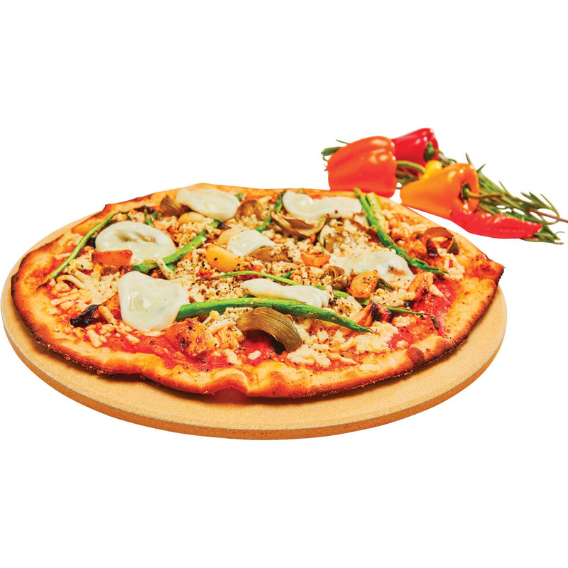 GrillPro 13 In. Ceramic Composite Pizza Stone