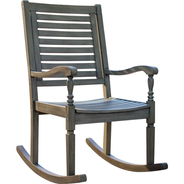 Leigh Country Sequoia Bayhouse Gray Acacia Wood Rocking Chair