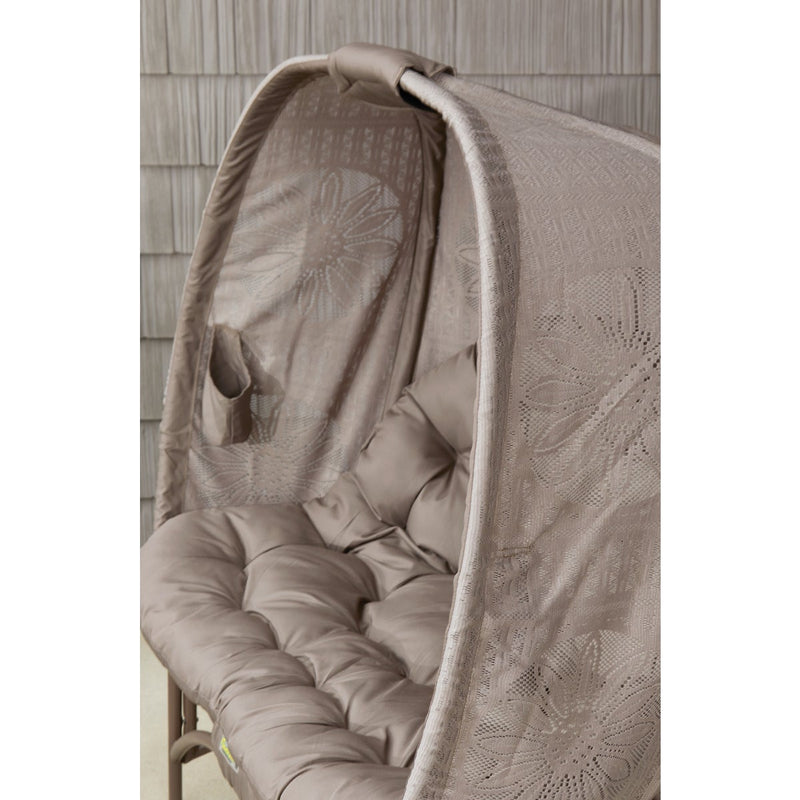 Flowerhouse Cozy Pumpkin 45 In. W. x 56 In. H. x 25 In. D. Sand Loveseat