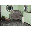 Flowerhouse Cozy Pumpkin 45 In. W. x 56 In. H. x 25 In. D. Sand Loveseat