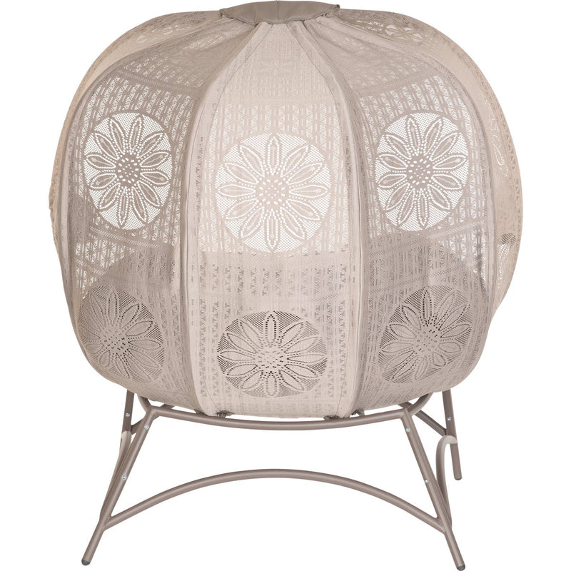 Flowerhouse Cozy Pumpkin 45 In. W. x 56 In. H. x 25 In. D. Sand Loveseat