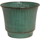 Robert Allen Madison 6.75 In. x 8 In. x 8 In. Ironstone Metal Surf Planter