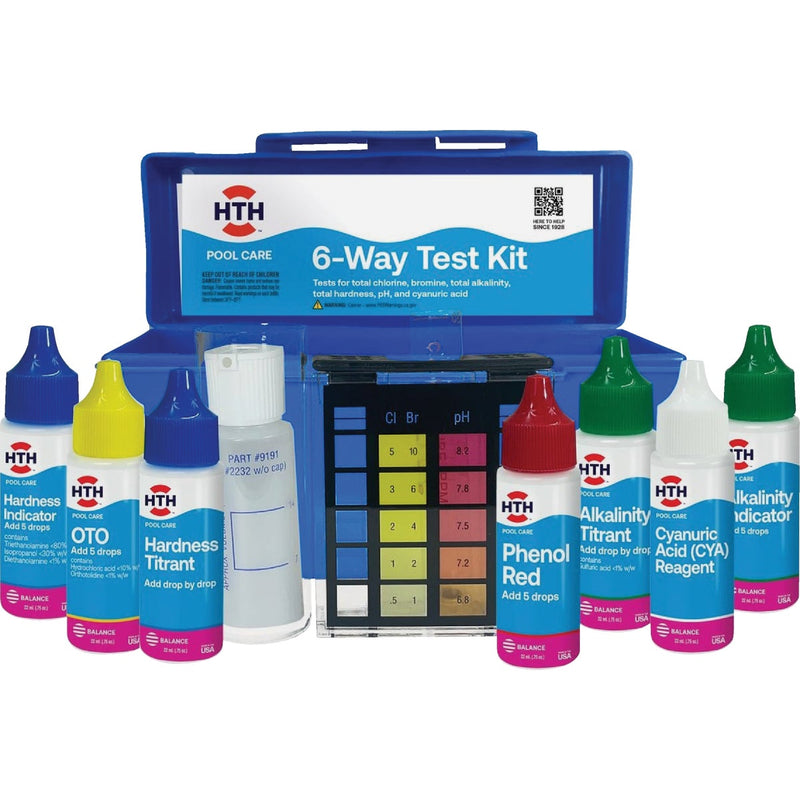 HTH Pool Care 6-Way Test Kit