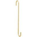 National 2649 8 In. Brushed Gold Steel Modern Large S-Hook Plant Hanger