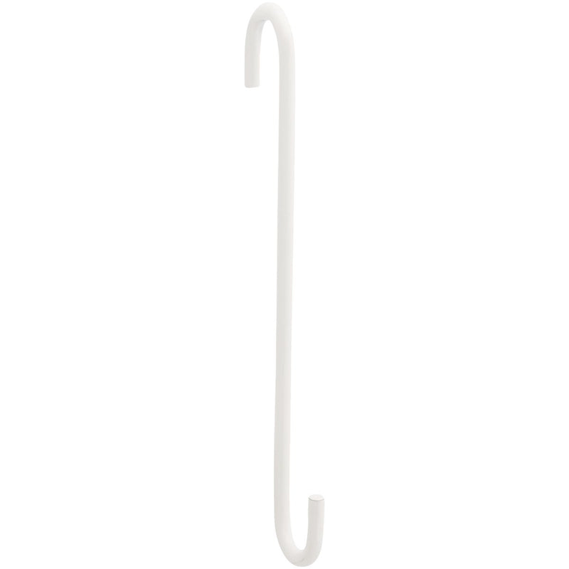 National 2649 8 In. White Steel Modern Large S-Hook Plant Hanger