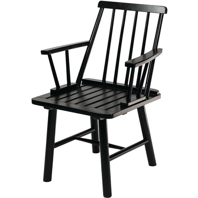 Jack Post Windsor Black Indonesian Hardwood Arm Chair