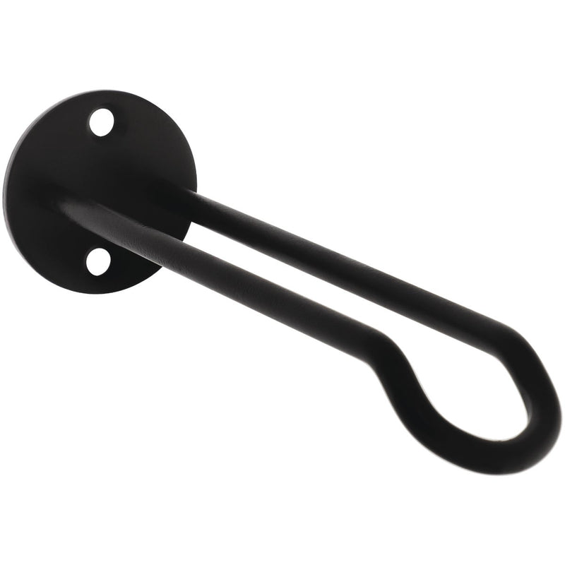 National 2681 7 In. Black Steel Wall Base Plant Hanger