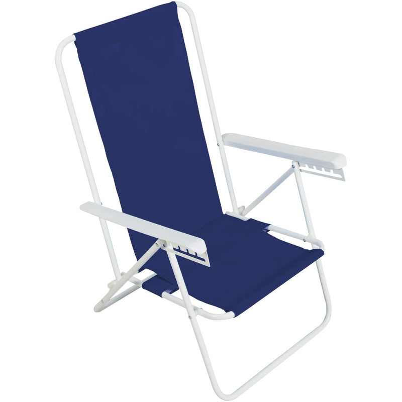 Rio Brands 6-Position Polyester Powder Coated Steel Frame Ipanema Beach Chair