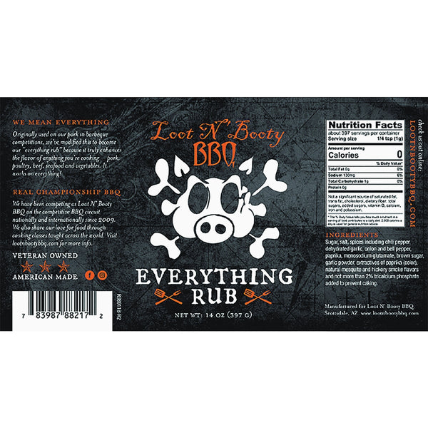 Loot N' Booty 14 Oz. Savory Everything Rub