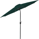 Bond Shade Factory 9 Ft. Aluminum Auto Crank Evergreen Patio Umbrella