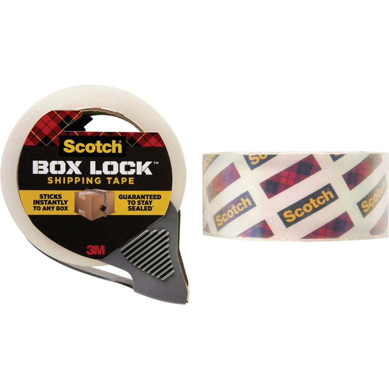 Scotch Box Lock 1.88 In. x 38.2 Yd. Clear Shipping Packaging Tape