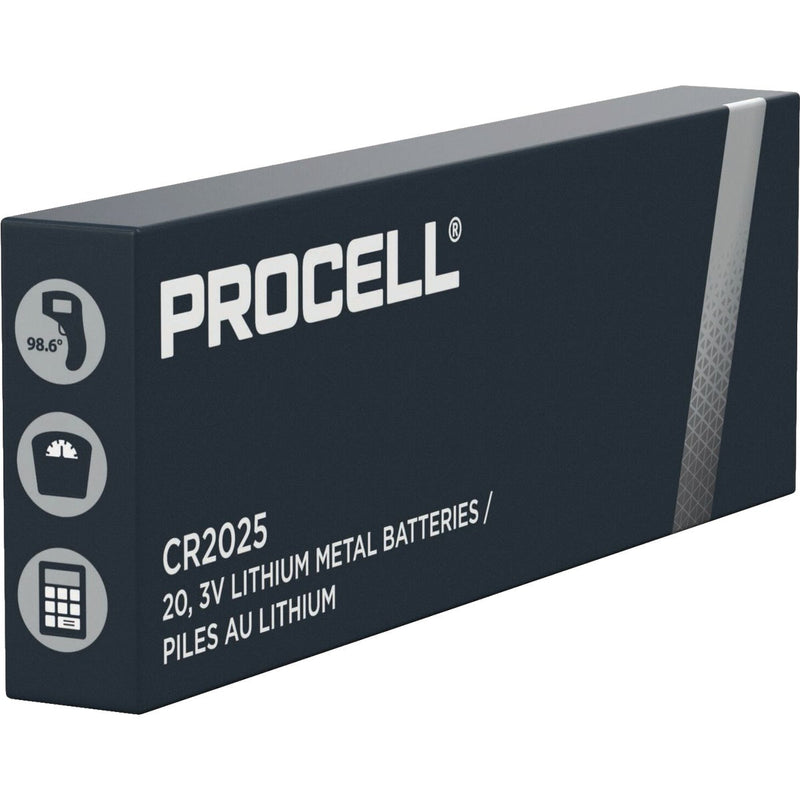 Procell 2025 Lithium Coin Cell Battery (5-Pack)