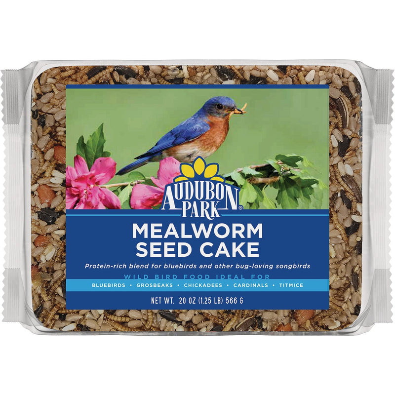 Audubon Park 1.25 Lb. Mealworm Wild Bird Seed Cake