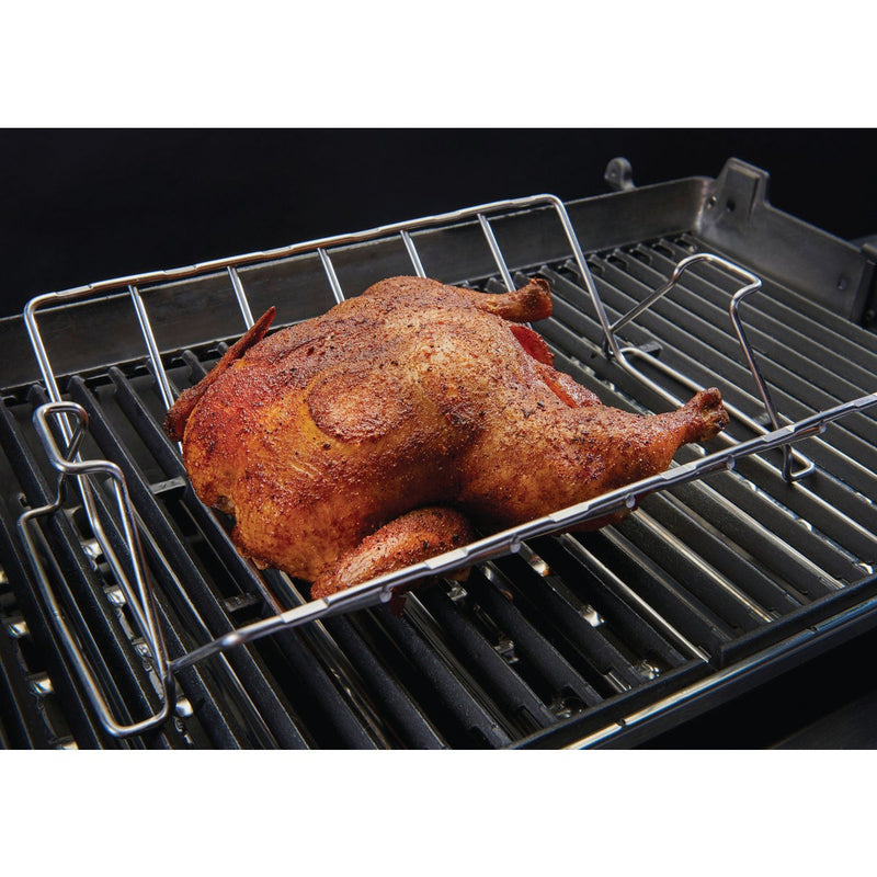 GrillPro 15.5 In. Stainless Steel Rib & Roast Grill Rack