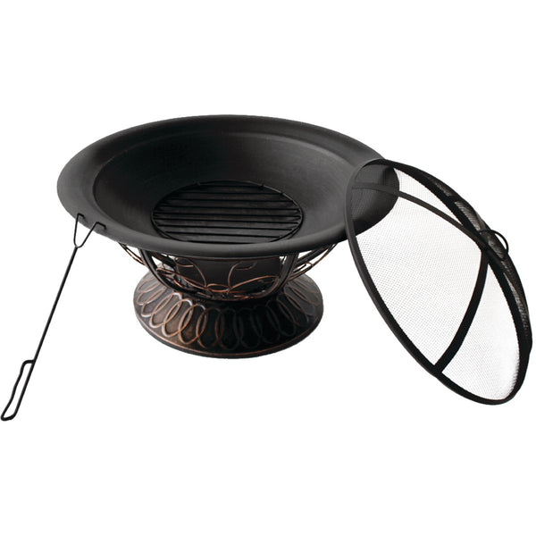 Crichton 30 In. Round Wood Burning Fire Pit