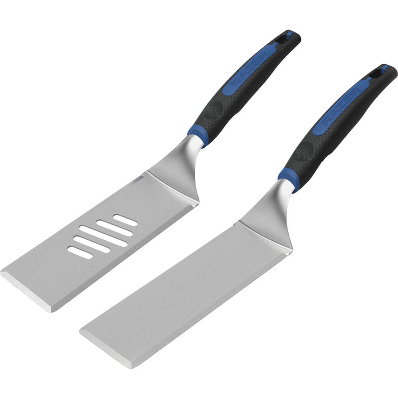 Mr. Bar-B-Q Razor 20 In. Stainless Steel Spatula Set (2-Piece)