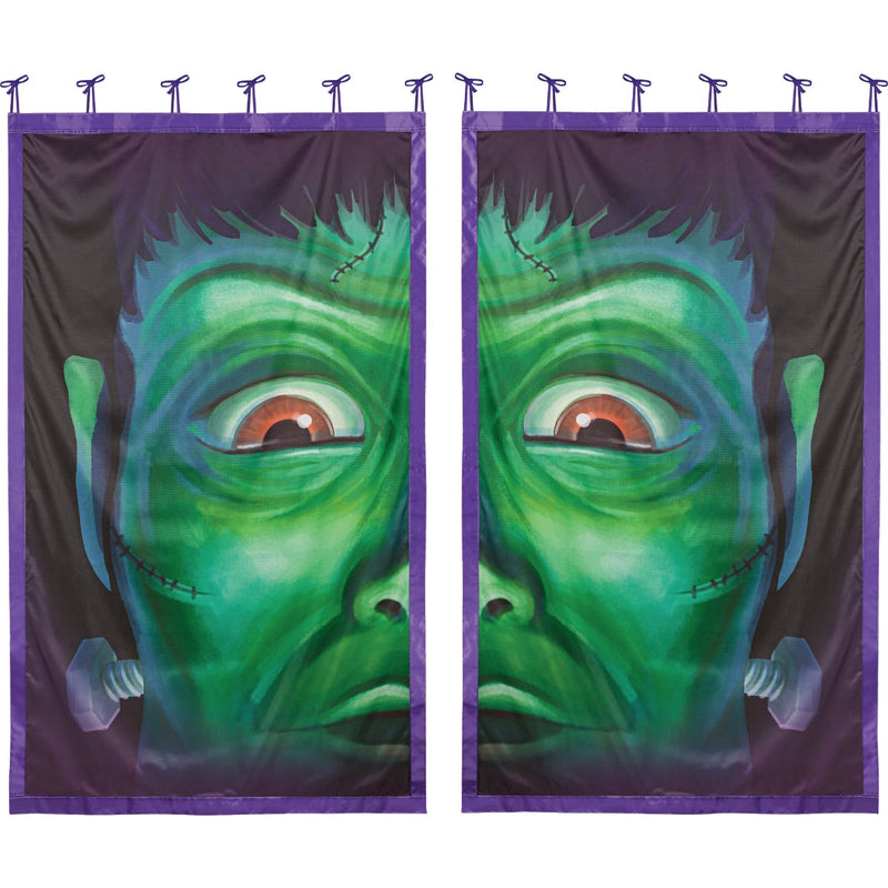 Evergreen Shadow Scapes Monster Window Shade (Set of 2)