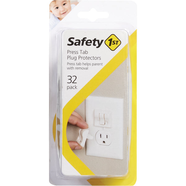 Safety 1st Press Tab White Plug Protector (36-Pack)