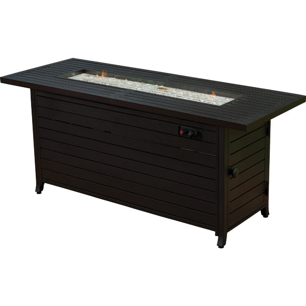 Outdoor Expressions 56 In. x 21 In. Rectangular Propane Fire Pit Table
